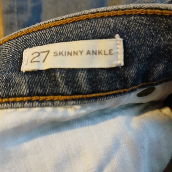Banana Republic Premium Denim Skinny Ankle Jeans SZ 27 - Picture 10 of 10